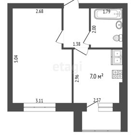 26 м², 1-комнатная квартира 2 400 000 ₽ - изображение 45
