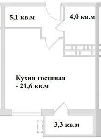 Квартира 33 м², студия - изображение 1