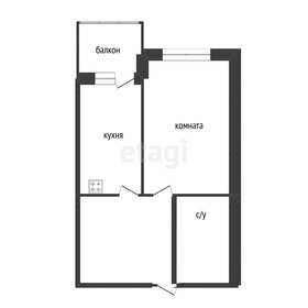 Квартира 33,4 м², 1-комнатная - изображение 1