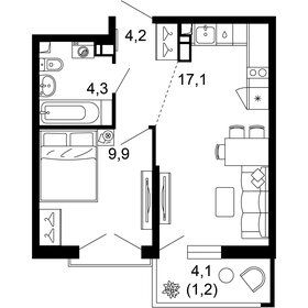 37 м², 1-комнатная квартира 15 458 600 ₽ - изображение 76