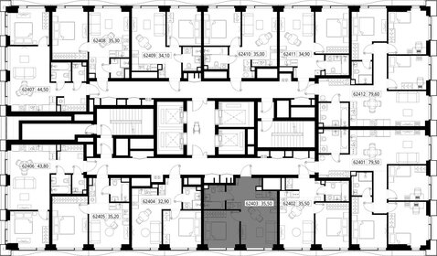 Квартира 35,5 м², 1-комнатная - изображение 1