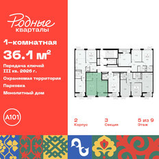 Квартира 36,1 м², 1-комнатная - изображение 4