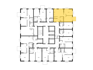 53,8 м², 2-комнатная квартира 8 758 640 ₽ - изображение 32