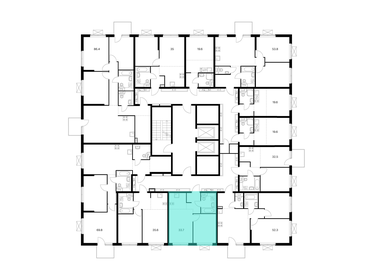 33 м², 1-комнатная квартира 5 400 000 ₽ - изображение 44