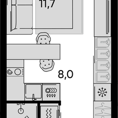 Квартира 31,4 м², 1-комнатная - изображение 2