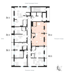 98,2 м², 2-комнатная квартира 12 900 000 ₽ - изображение 76