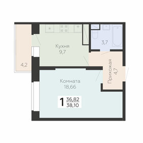 28 м², квартира-студия 6 187 275 ₽ - изображение 61