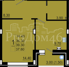 45,1 м², 2-комнатная квартира 1 950 000 ₽ - изображение 28