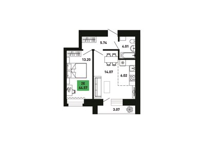 49 м², 2-комнатная квартира 2 250 000 ₽ - изображение 48