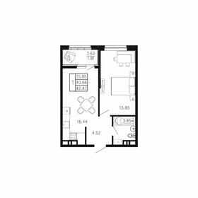 49,3 м², 2-комнатная квартира 3 500 000 ₽ - изображение 81