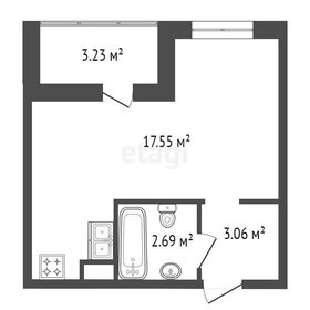 Квартира 24,9 м², студия - изображение 1