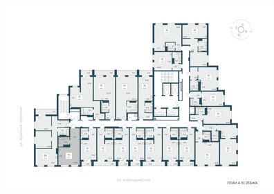 38,8 м², апартаменты-студия 5 850 000 ₽ - изображение 28