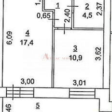 Квартира 45 м², 1-комнатная - изображение 2