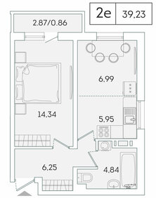 40,3 м², 1-комнатная квартира 7 023 088 ₽ - изображение 6
