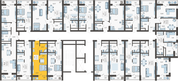 25 м², апартаменты-студия 10 500 000 ₽ - изображение 128