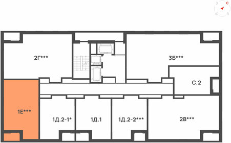 Квартира 55,7 м², 1-комнатная - изображение 2