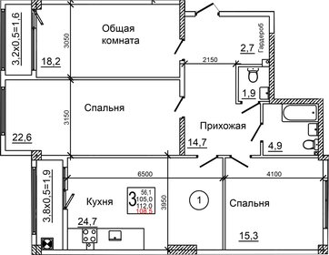 165 м², 4-комнатная квартира 15 645 000 ₽ - изображение 37