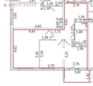 Квартира 47 м², 2-комнатная - изображение 1