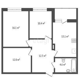 Квартира 70 м², 3-комнатная - изображение 1