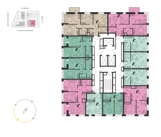 62,3 м², 2-комнатная квартира 9 400 000 ₽ - изображение 47