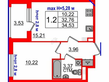 32,9 м², 1-комнатная квартира 7 501 000 ₽ - изображение 39