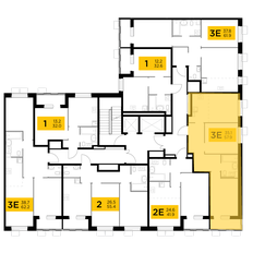 Квартира 57,9 м², 3-комнатная - изображение 2