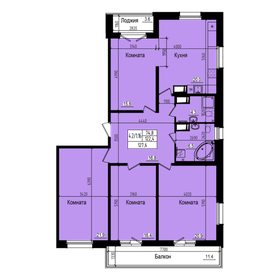 129,5 м², 4-комнатная квартира 22 145 130 ₽ - изображение 58