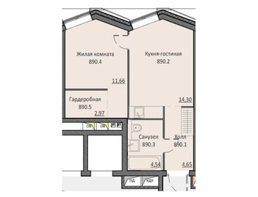 31,8 м², 1-комнатная квартира 11 399 000 ₽ - изображение 91