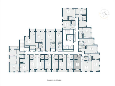 28 м², квартира-студия 4 750 000 ₽ - изображение 62