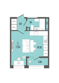 27,8 м², квартира-студия 3 830 000 ₽ - изображение 15