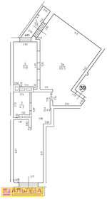 Квартира 115 м², 2-комнатная - изображение 1