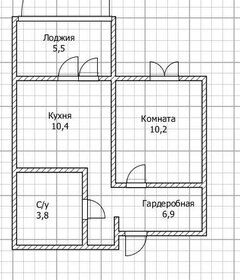 38,6 м², 1-комнатная квартира 3 281 000 ₽ - изображение 13