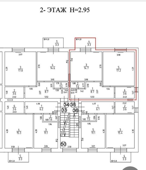 48,6 м², 1-комнатная квартира 6 075 000 ₽ - изображение 51