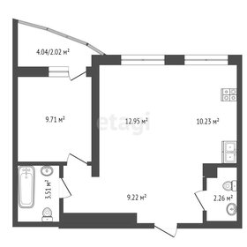 Квартира 49,9 м², 1-комнатная - изображение 1