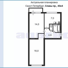 Квартира 44,3 м², 2-комнатная - изображение 2