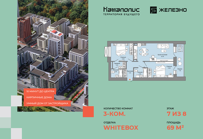 72 м², 3-комнатная квартира 10 302 940 ₽ - изображение 18