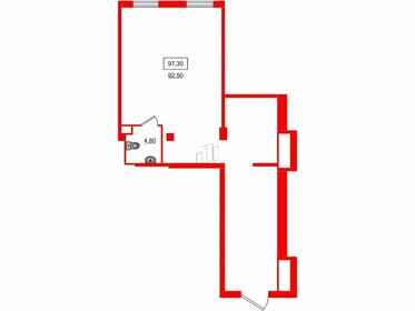 97,3 м², помещение свободного назначения - изображение 5