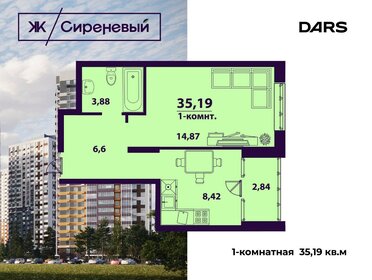 36,1 м², 1-комнатная квартира 3 178 560 ₽ - изображение 22