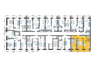 66,7 м², 2-комнатная квартира 9 271 300 ₽ - изображение 27