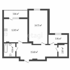 Квартира 55,6 м², 1-комнатная - изображение 1