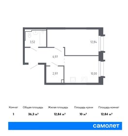 36,3 м², 1-комнатная квартира 7 343 257 ₽ - изображение 5