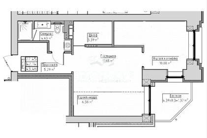 65 м², 2-комнатная квартира 5 600 000 ₽ - изображение 31