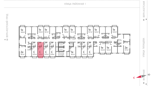 26,5 м², квартира-студия 3 150 000 ₽ - изображение 99