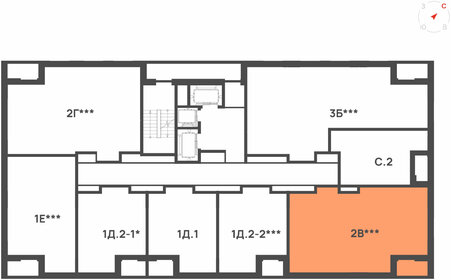 Квартира 82 м², 2-комнатная - изображение 2