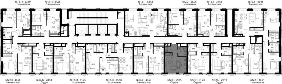 Квартира 29,7 м², студия - изображение 2