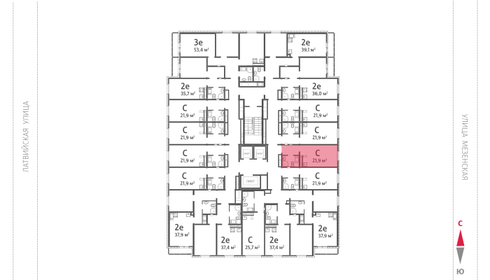 21,2 м², квартира-студия 2 800 000 ₽ - изображение 43