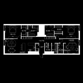 357 м², 5-комнатная квартира 110 000 000 ₽ - изображение 102