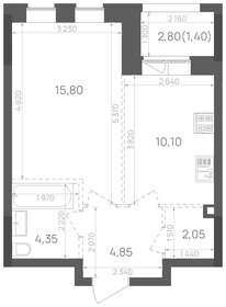 31,1 м², 1-комнатная квартира 5 500 000 ₽ - изображение 139