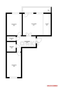 Квартира 63,8 м², 2-комнатная - изображение 1