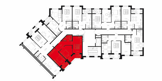 85,3 м², квартира-студия 10 033 540 ₽ - изображение 12
